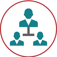 work hierarchy icon