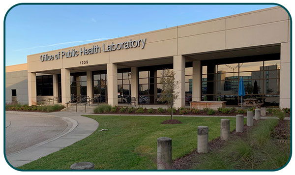 6-MEM-Louisiana-01-lab-building The Louisiana Department of Health (LDH) Bureau of Laboratory Services building.